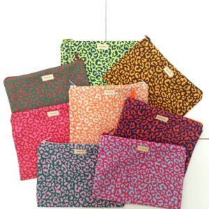 neceser de loneta animal print