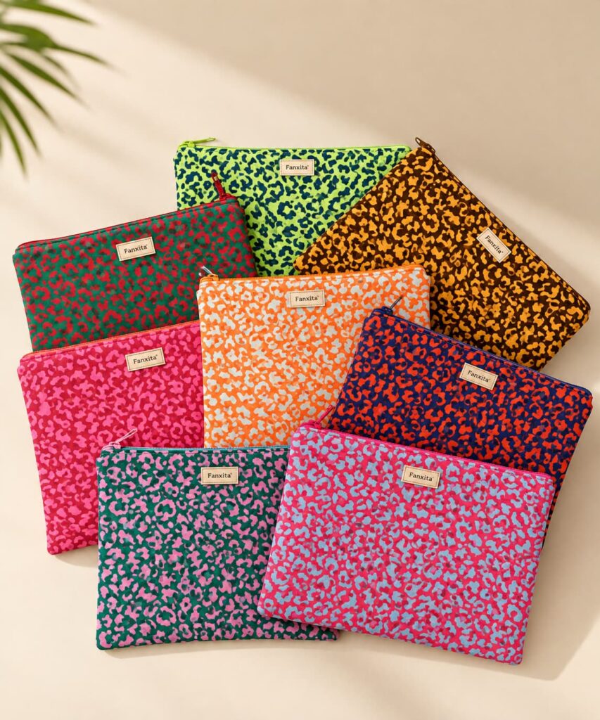 neceser de loneta animal print